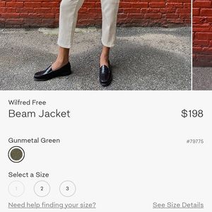 Aritzia Beam Jacket Cream